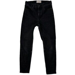 Everlane Womens Black High-Waisted Skinny Ankle Jeans Size 27
